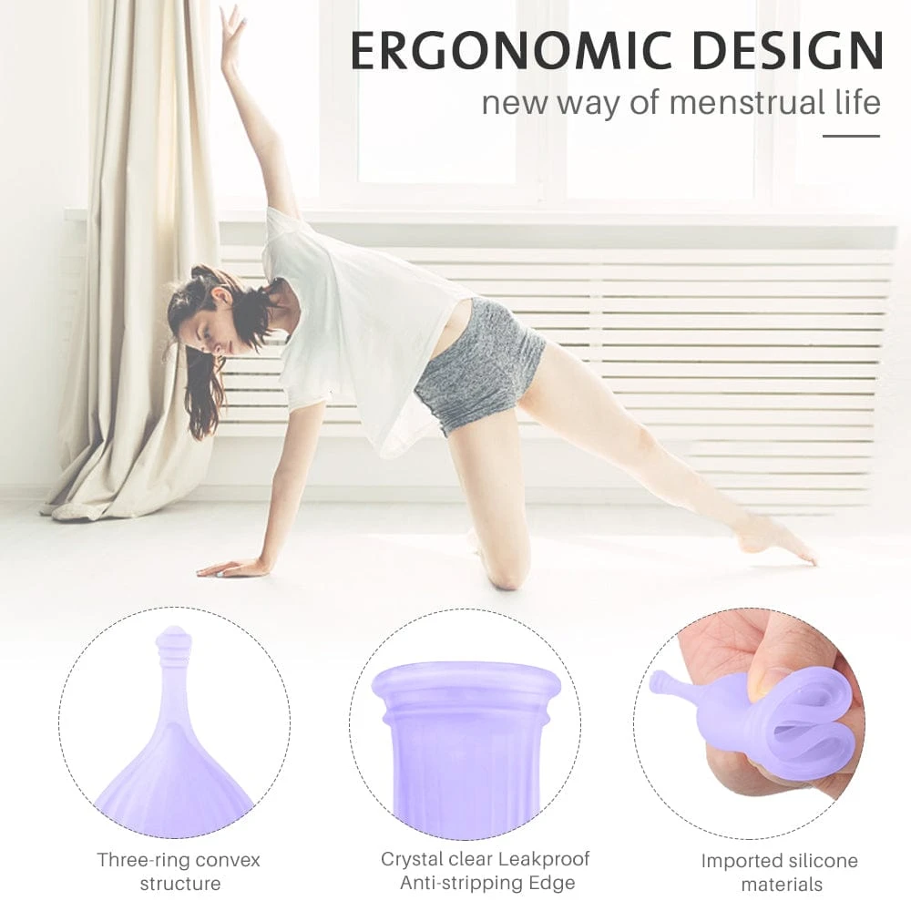 TooTimid.com Sano Silicone Menstrual Cup Set - Image 5