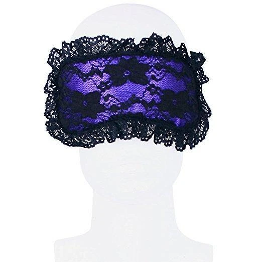MasterKink Plush Lace Blindfold