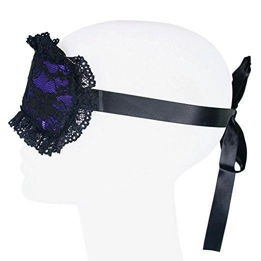 MasterKink Plush Lace Blindfold - Image 2