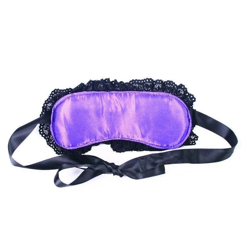 MasterKink Plush Lace Blindfold - Image 4