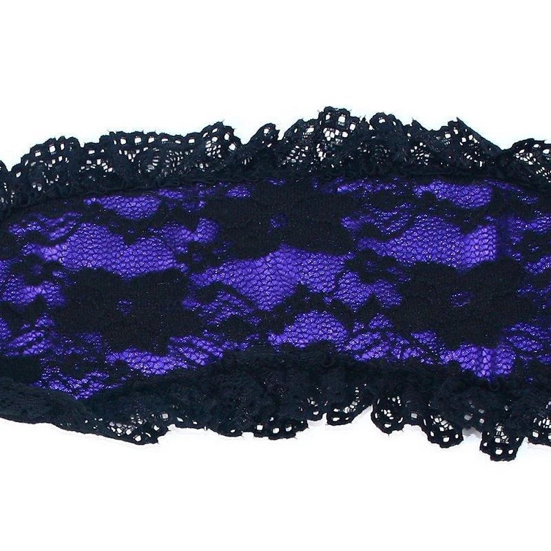 MasterKink Plush Lace Blindfold - Image 3