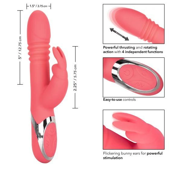 California Exotics Enchanted Exciter Thrusting Rabbit Vibrator - Image 5